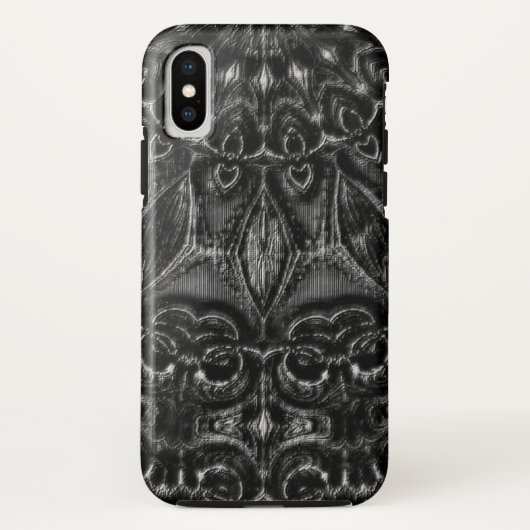 Charcoal Mandala Case-Mate iPhone Hülle (Rückseite)