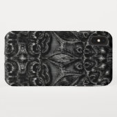 Charcoal Mandala Case-Mate iPhone Hülle (Rückseite (Horizontal))