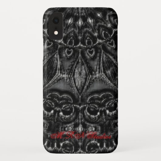 Charcoal Mandala Case-Mate iPhone Hülle (Rückseite)