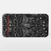 Charcoal Mandala Case-Mate iPhone Hülle (Rückseite (Horizontal))