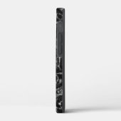 Charcoal Mandala Case-Mate iPhone Hülle (Rückseite / Links)