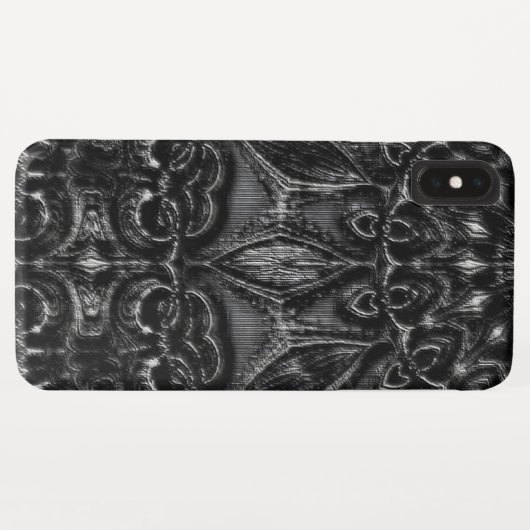 Charcoal Mandala Case-Mate iPhone Hülle (Rückseite (Horizontal))