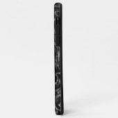 Charcoal Mandala Case-Mate iPhone Hülle (Hinten/Links)