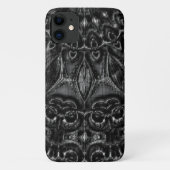 Charcoal Mandala Case-Mate iPhone Hülle (Rückseite)