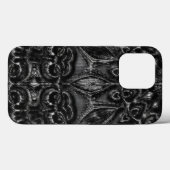 Charcoal Mandala  Case-Mate iPhone Hülle (Rückseite (Horizontal))
