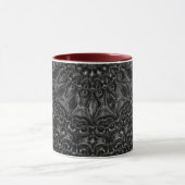 Charcoal Mandala Coffee Tasse (Zentrum)