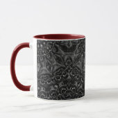Charcoal Mandala Coffee Tasse (Links)