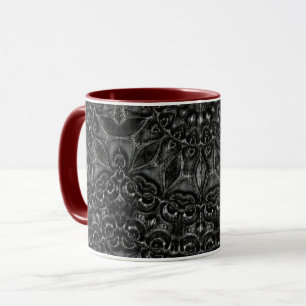 Charcoal Mandala Coffee Tasse