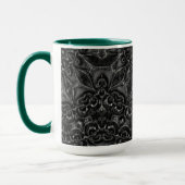 Charcoal Mandala Coffee Tasse (Links)