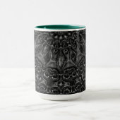 Charcoal Mandala Coffee Tasse (Zentrum)