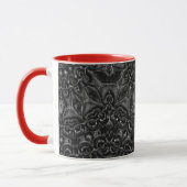 Charcoal Mandala Coffee Tasse (Links)