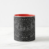 Charcoal Mandala Coffee Tasse (Zentrum)