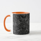 Charcoal Mandala Coffee Tasse (Links)