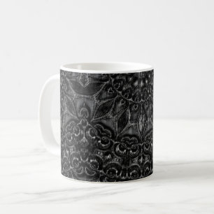 Charcoal Mandala Coffee Tasse