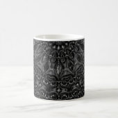 Charcoal Mandala Coffee Tasse (Mittel)