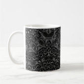 Charcoal Mandala Coffee Tasse (Links)