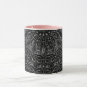 Charcoal Mandala Coffee Tasse (Zentrum)