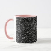 Charcoal Mandala Coffee Tasse (Links)