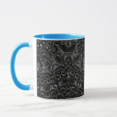 Charcoal Mandala Coffee Tasse (Links)
