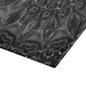 Charcoal Mandala Cutting Board Schneidebrett (Ecke)