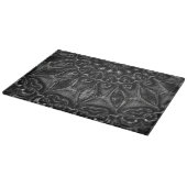 Charcoal Mandala Cutting Board Schneidebrett (Ecke)