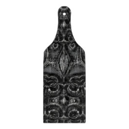 Charcoal Mandala Cutting Board Schneidebrett