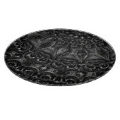 Charcoal Mandala Cutting Board Schneidebrett (Ecke)