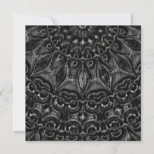 Charcoal Mandala Dankeschön Karte