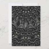 Charcoal Mandala Dankeschön Karte (Rückseite)