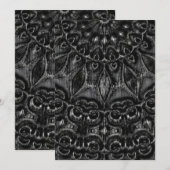 Charcoal Mandala Dankeschön Karte (Vorne/Hinten)