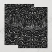 Charcoal Mandala Dankeschön Karte (Vorne/Hinten)