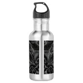 Charcoal Mandala Edelstahlflasche (Rückseite)