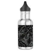 Charcoal Mandala Edelstahlflasche (Links)