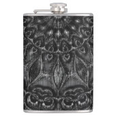 Charcoal Mandala Flask Flachmann (Vorderseite)