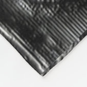 Charcoal Mandala Fleece Blanket (Ecke)