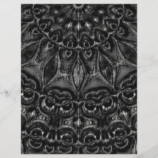 Charcoal Mandala Flyer (Hinten)