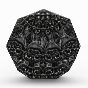 Charcoal Mandala Foto Block