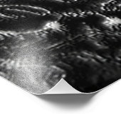 Charcoal Mandala Foto Print (Ecke)