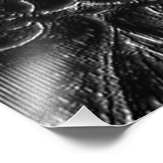 Charcoal Mandala Foto Print (Ecke)