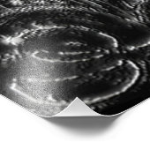 Charcoal Mandala Foto Print (Ecke)