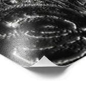 Charcoal Mandala Foto Print (Ecke)