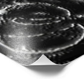 Charcoal Mandala Foto Print (Ecke)