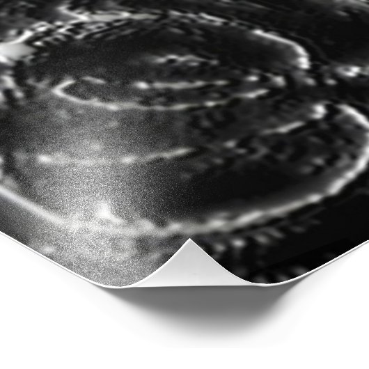 Charcoal Mandala Foto Print (Ecke)