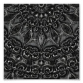 Charcoal Mandala  Fotodruck (Vorne)