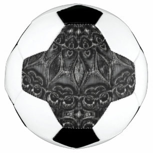Charcoal Mandala Fußball