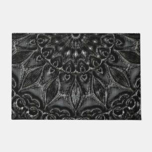 Charcoal Mandala Fußmatte