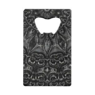 Charcoal Mandala Geldbeutel Flaschenöffner