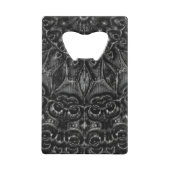 Charcoal Mandala Geldbeutel Flaschenöffner (Rückseite)