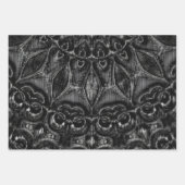 Charcoal Mandala Geschenkpapier Set (Vorderseite)