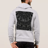 Charcoal Mandala Hoodie (Rückseite)
